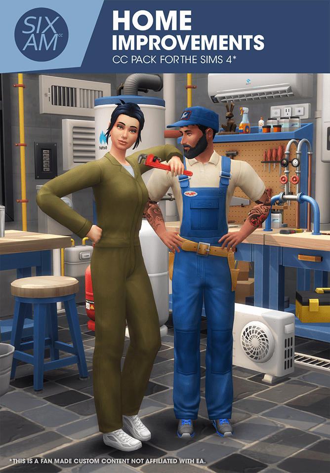Home Improvements (CC Pack for The Sims 4)