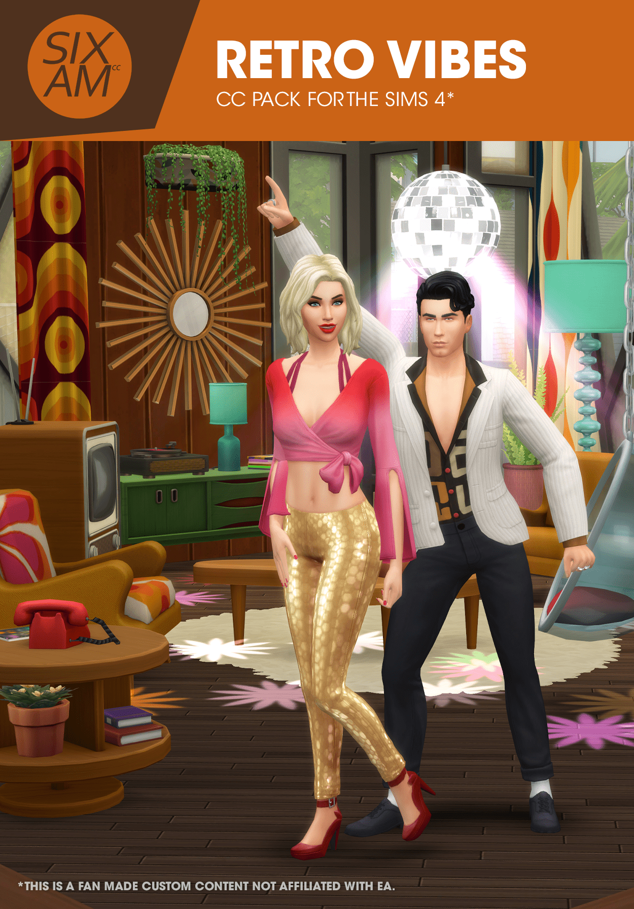 Retro Vibes (CC Pack for The Sims 4)