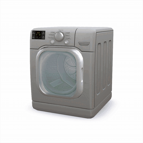 Sims 4 CC decorative washer and dryer base game compatible version by SixamCC