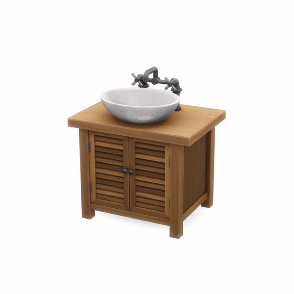 Sims 4 Maxis Match CC Boho-Bath Botanical Retreat by SixamCC showing potted plants, tile floors, and rattan bathroom storage