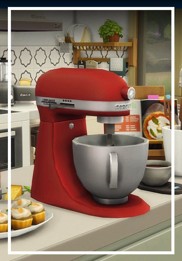 Functional Kitchen Sims Mixer (CC for The Sims 4)