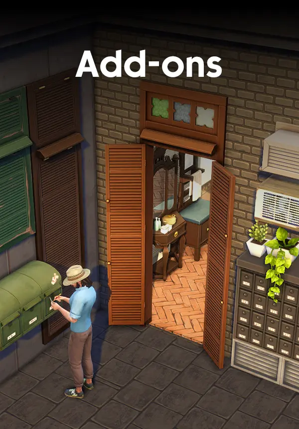 Free Sims 4 CC add-ons pack list for The Sims 4 For Rent expansion