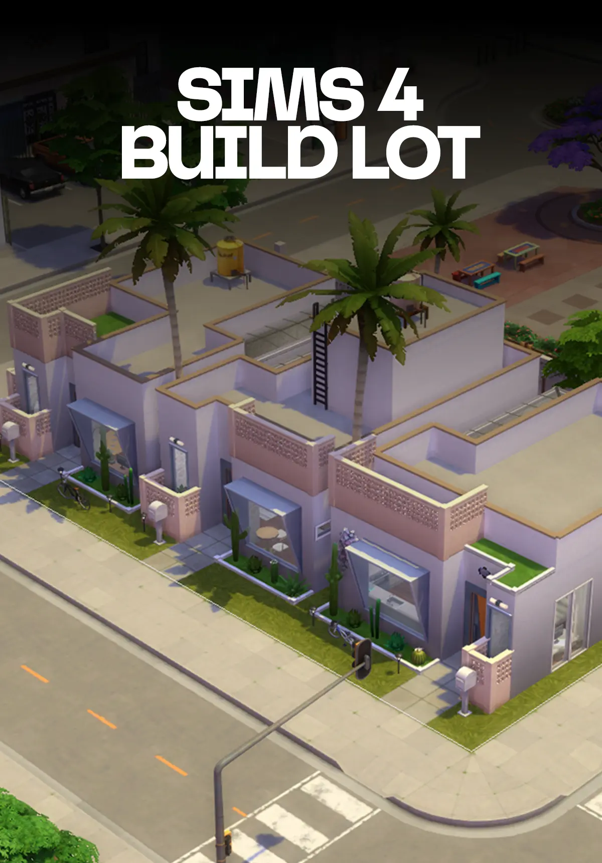 Temozonte Apartments Sims 4 build interior showing a fully furnished living room in one of the three rental units