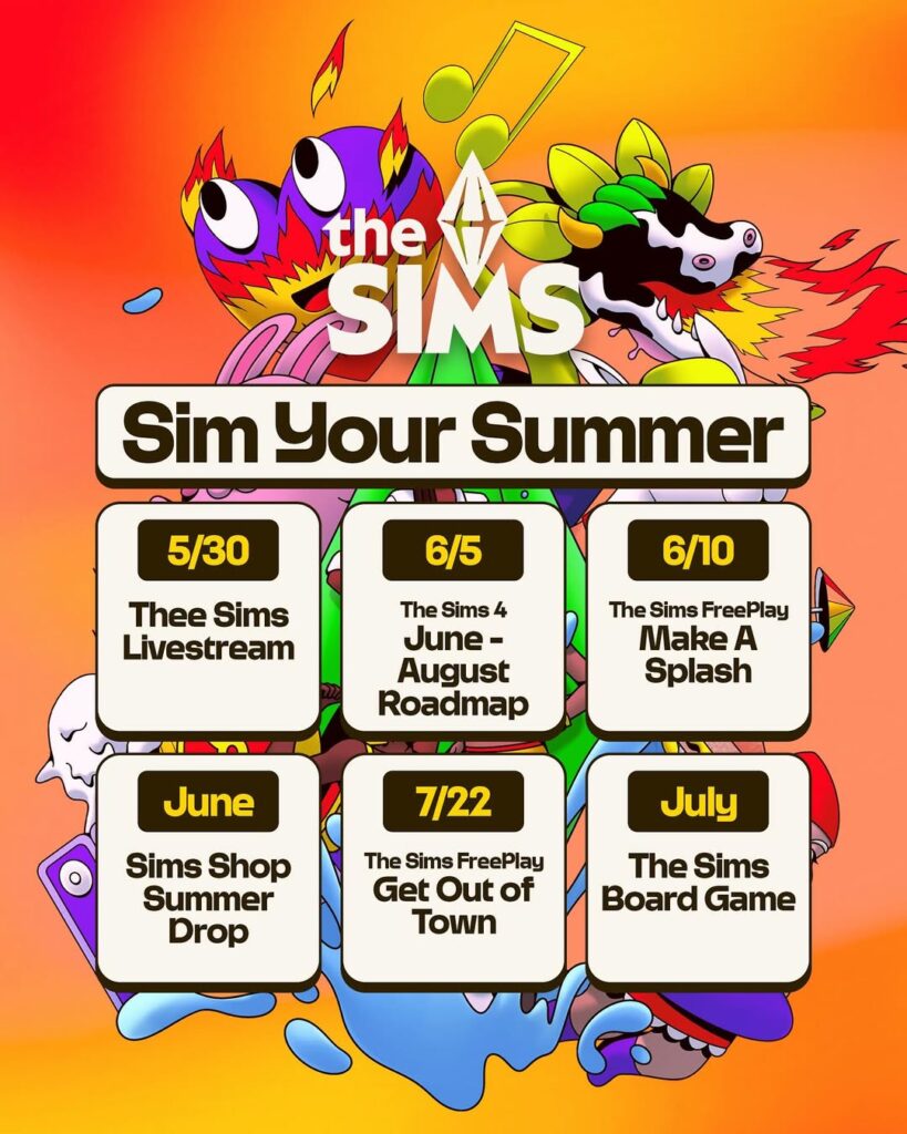 The Sims Summer Guide: All the June & July Events 2025