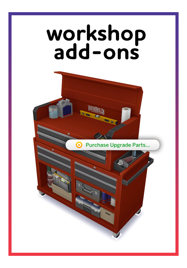 Add-ons for The Sims 4 Restoration Workshop Kit! (Sims 4 Mod)