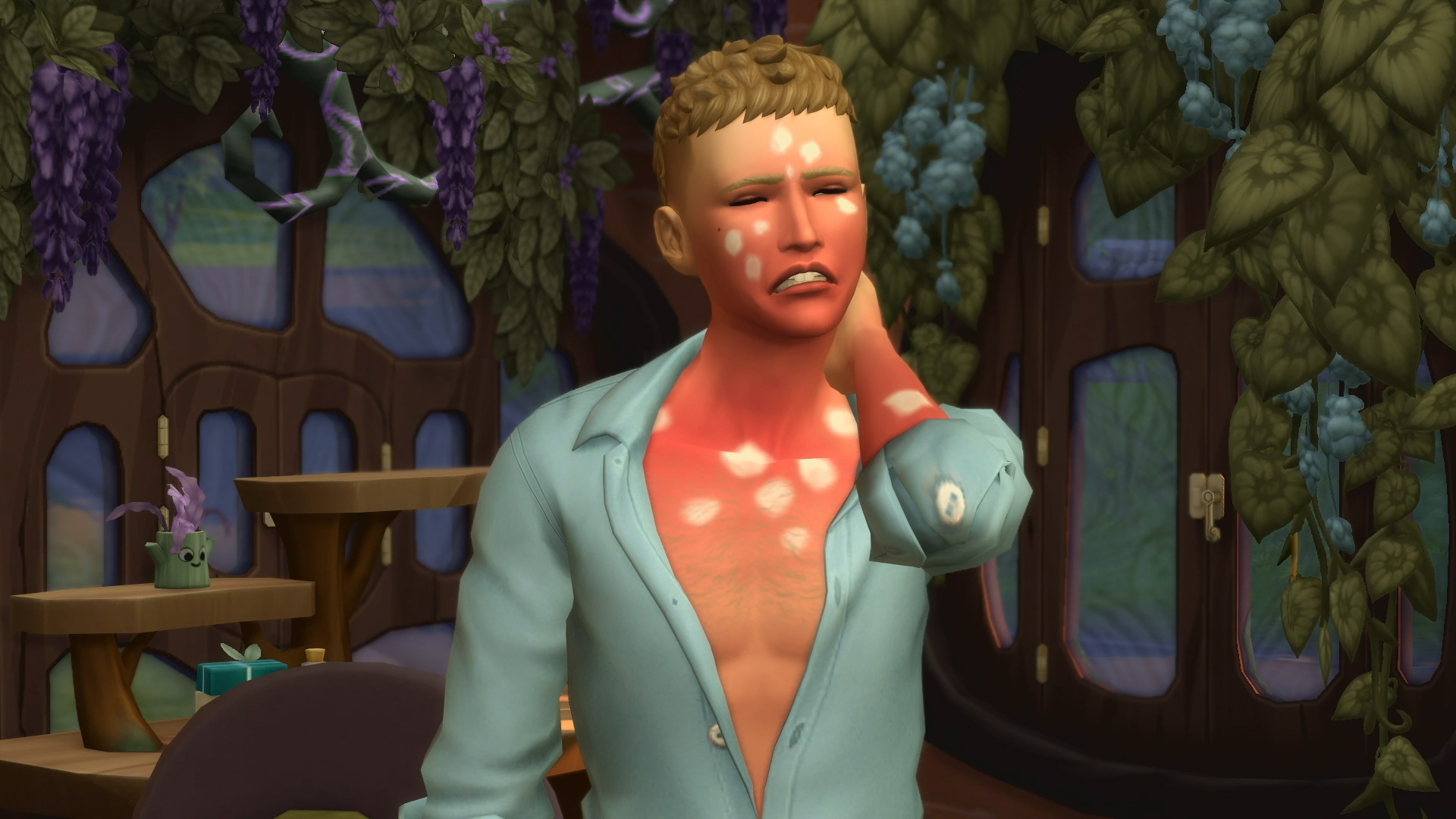 Update for the Ailment Tuning in The Sims 4 Enchanted by Nature settings menu.