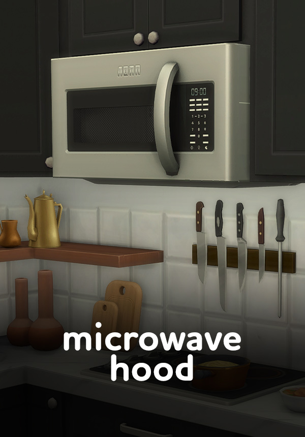 sims 4 over the range microwave cc wall mounted microwave hood functional kitchen mod download sims 4 mod sixamcc