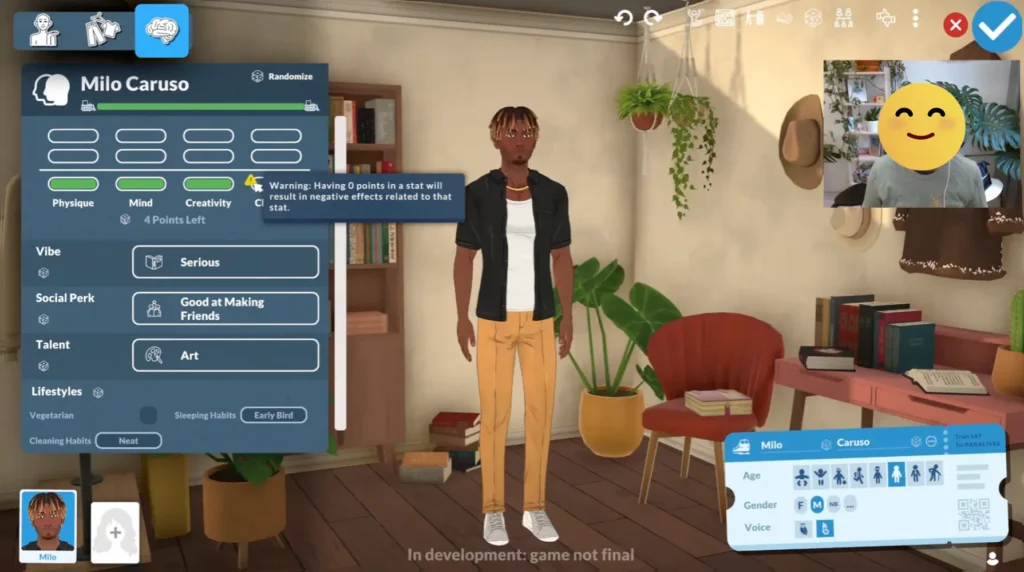 Cover image showing Paralives gameplay during the livestream, featuring Milo and the Old Town environment.