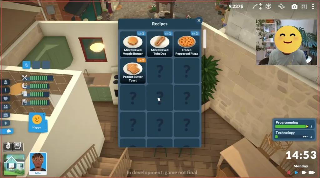 Cover image showing Paralives gameplay during the livestream, featuring Milo and the Old Town environment.