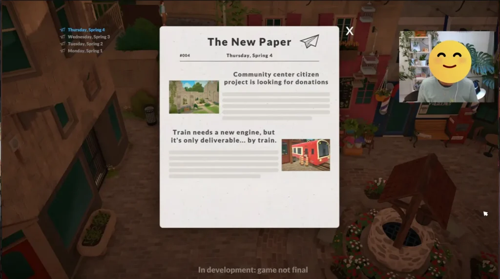 Cover image showing Paralives gameplay during the livestream, featuring Milo and the Old Town environment.
