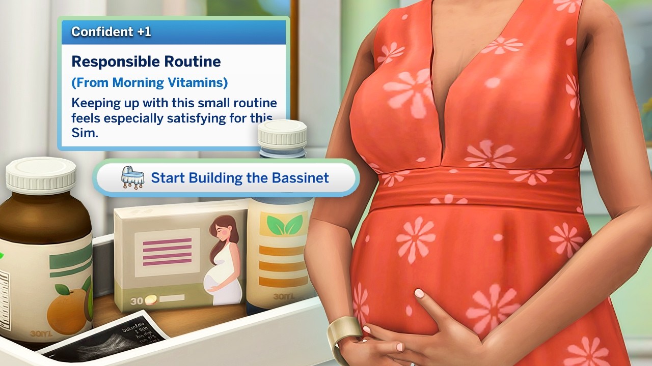 Amazing Sims 4 Mod Review by Oshinsims: Baby On The Way