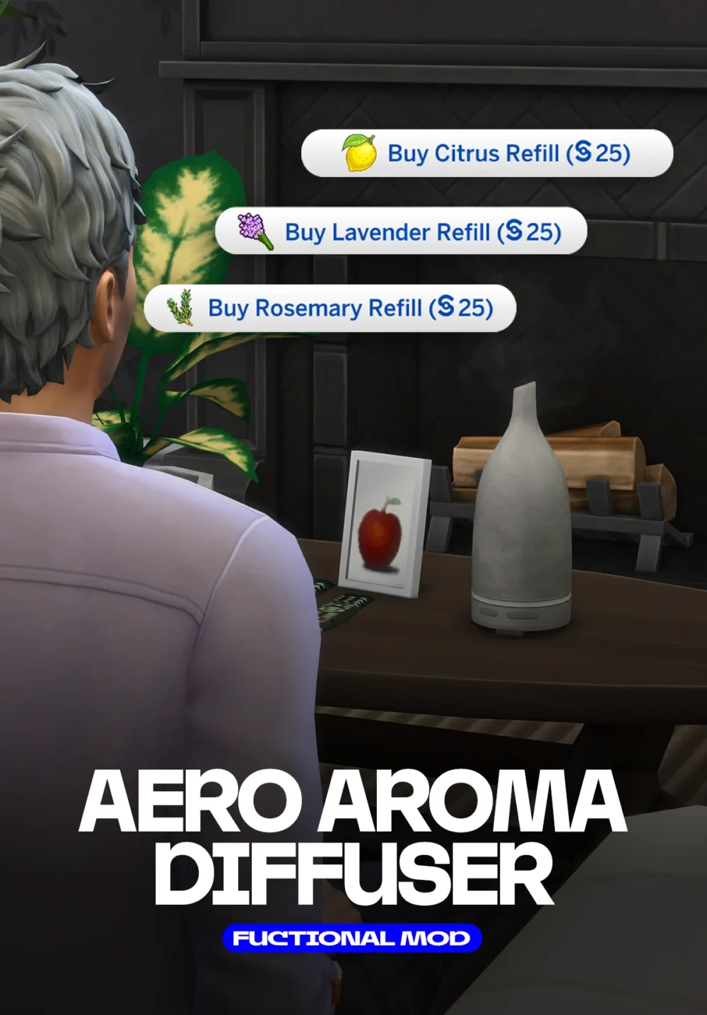 Aero Aroma Diffuser V1.0 (Sims 4 Mod). sixamcc.